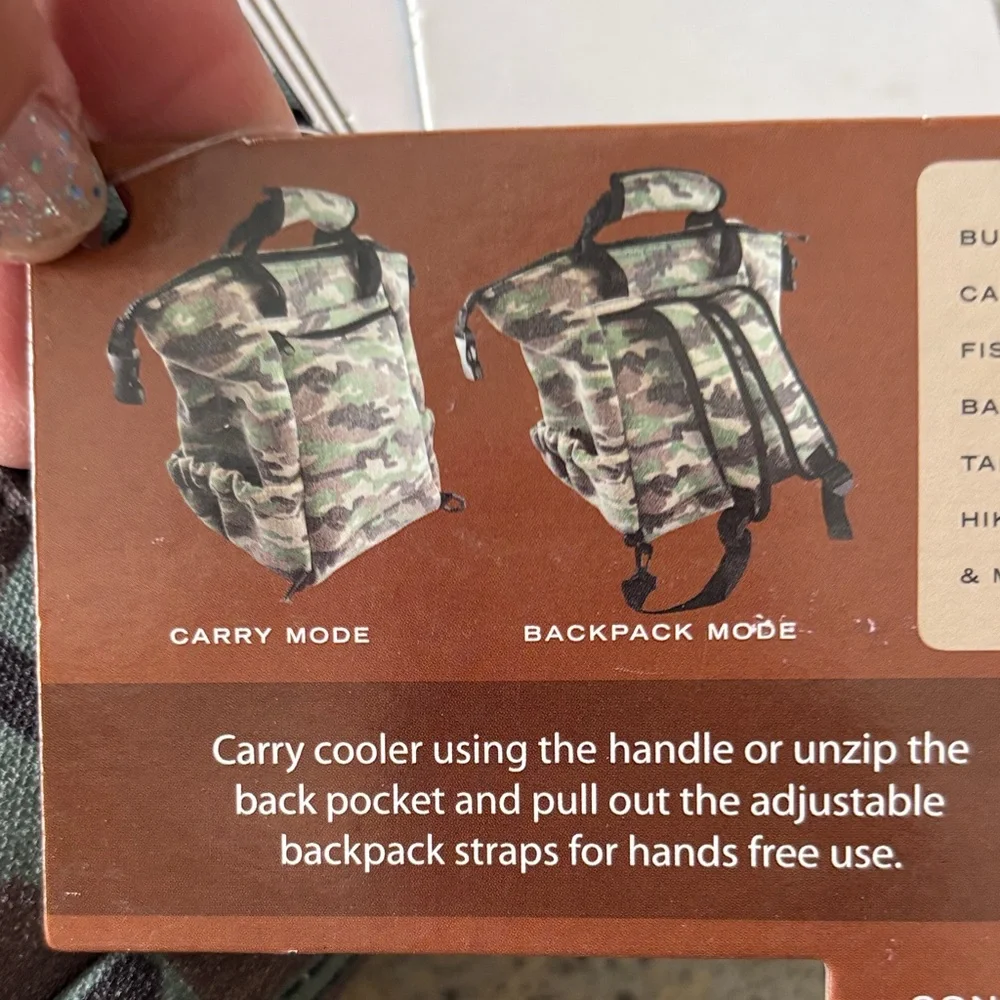 Camouflage Cooler Bag NWT